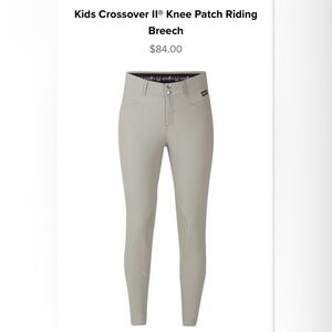 Kerrits Girls Riding Pants Large Crossover II Breeches